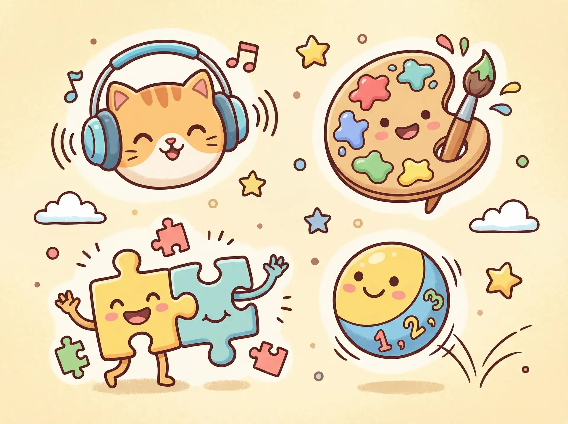 小朋友的手工作品 - 旧里番 益智创作